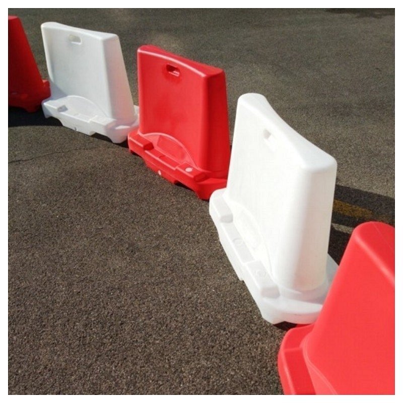 Barriera Espansibile Bianco/rosso 3,6 M - Per Cantieri, Supermercati, Eventi, Con Ruote - Foto 9