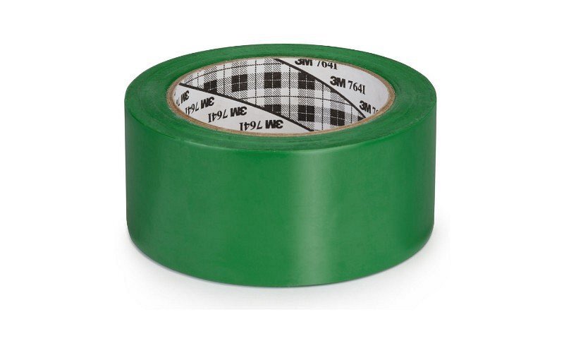 6 Rotoli Nastro Adesivo Verde 50mm X 66m - Totale 396m Per Imballaggi E Spedizioni