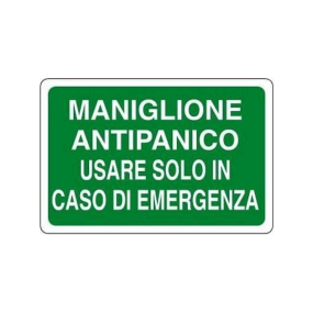 Segnaletica di Emergenza solo Testo