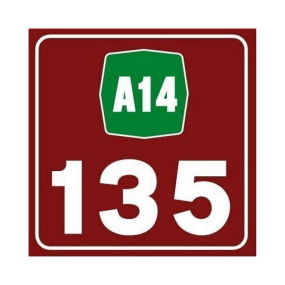 Segnali per la Numerazione dei Cavalcavia sulle Autostrade o Strade Statali