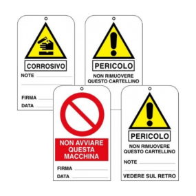 Cartellini di Avvertimento
