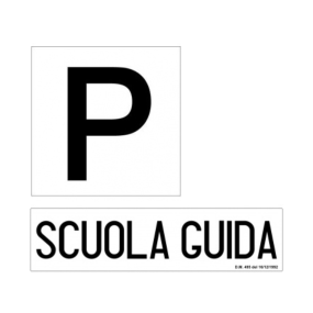 Contrassegni Scuola Guida