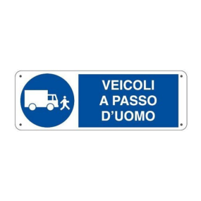 Segnaletica di Obbligo Pittogramma con Testo (VerticaleOrizzontale)