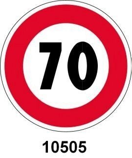 70 - limite di velocità
