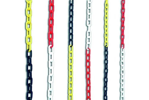 Catena Bianco/Rossa in PVC mm. 7,5x30x50 B/R