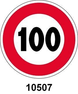 100 - limite di velocità