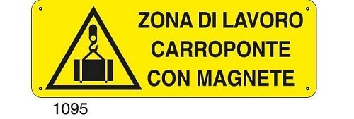 Zona di lavoro carroponte con magnete - C - Alluminio 330x500 mm