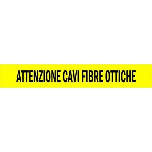 Nastro per Segnalazione, Protezione e Localizzazione - ATTENZIONE CAVI FIBRE OTTICHE