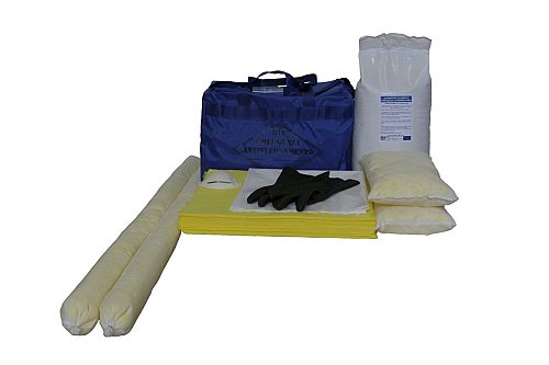 Kit antisversamento per prodotti chimici contenitore borsa