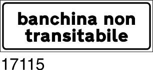 Banchina non transitabile - A - Ferro CL.2 53x18 cm