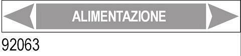 Alimentazione - etichetta - B - PVC adesivo - 350x60 mm