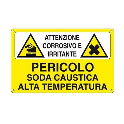 Soda caustica alta temp - A - Alluminio 500x330 mm