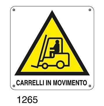 Carrelli in movimento - B - Alluminio 220x220 mm