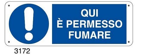 Qui è permesso fumare