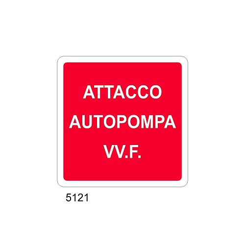 Attacco pompa VV.F. - A - Alluminio 120x120 mm