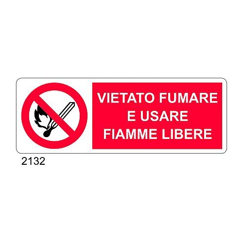 Vietato fumare e usare fiamme libere