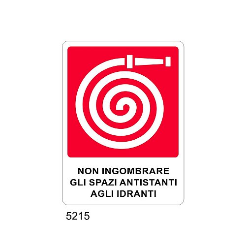 Non ingombrare gli spazi antistanti gli idranti