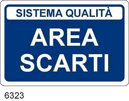 Area Scarti - A - PVC Adesivo - 300x200 mm