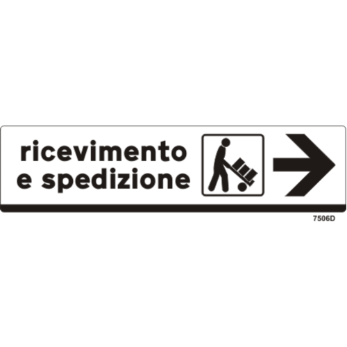 Ricevimento e Spedizione - Direzione della freccia: DESTRA