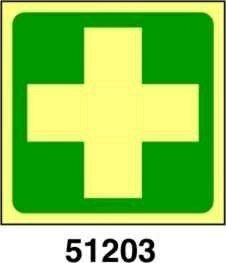 First aid - B - PVL 150x150 mm