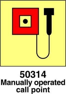 Manually operated call point - A - ADL 150x150 mm