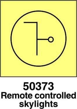 Remote controlled skylights - A - ADL 150x150 mm