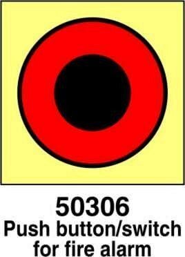 Push button/switch for fire alarm - A - PVL 150x150 mm