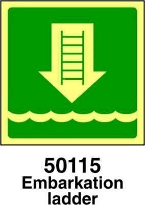 Embarkation ladder - A - ADL 150x150 mm