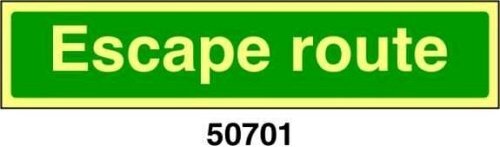Escape Route - A - PVL 450x100 mm