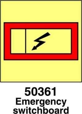 Emergency switchboard - A - ADL 150x150 mm