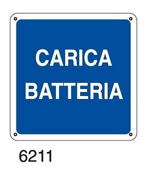 Carica batteria - C - PVC adesivo 230x230 mm