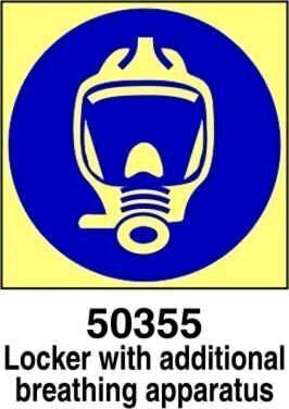 Locker with additional breathing apparatus - A - ADL 150x150 mm
