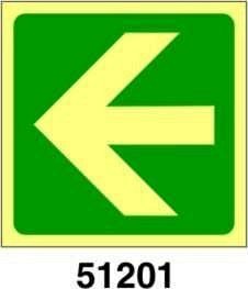 Arrow - freccia - B - PVL 150x150 mm