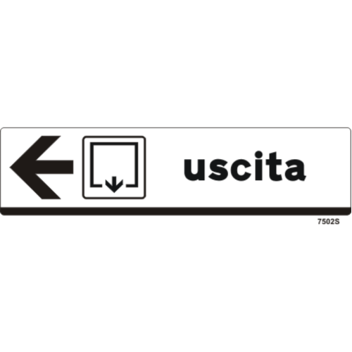Uscita - Direzione della freccia: SINISTRA
