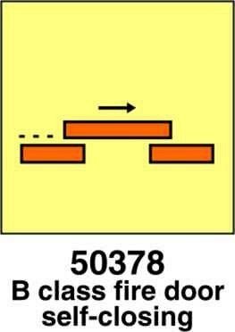 B class fire door self-closing - A - ADL 150x150 mm