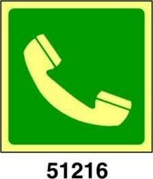 Emergency telephone - B - PVL 150x150 mm