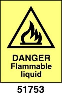 Danger flammable liquid