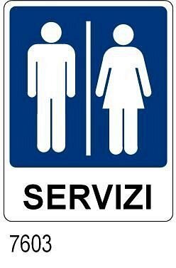 Servizi - B - Alluminio - 230x310 mm