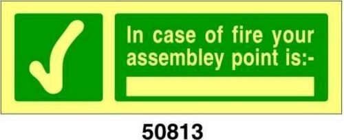 In case of fire your assembly point is: