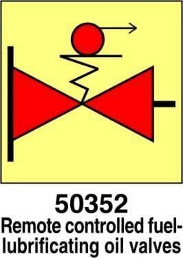 Remote controlled fuel-lubrificating oil valves