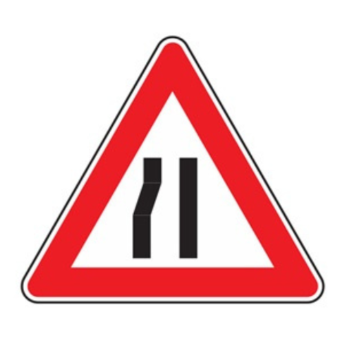 Strettoia asimmetrica a sinistra