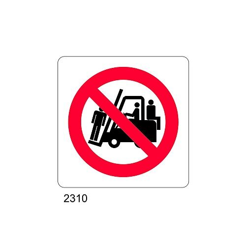 Divieto di trasporto e sollevamento persone