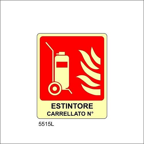 Estintore - A - PVC Adesivo 120x145 Mm - Foto 8