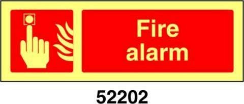 Fire alarm - A - ADL 300x100 mm