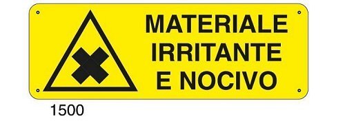 Materiale irritante e nocivo