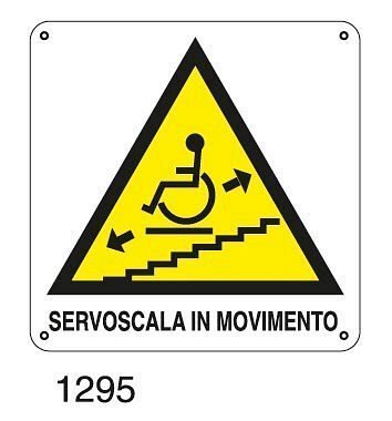 Servoscala in movimento