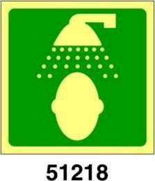 Emergency shower - B - PVL 150x150 mm