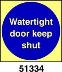 Watertight door keep shut - porta stagna tenere chiusa - A - ADL 100x100 mm