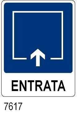 Entrata - A - Alluminio - 160x210 mm