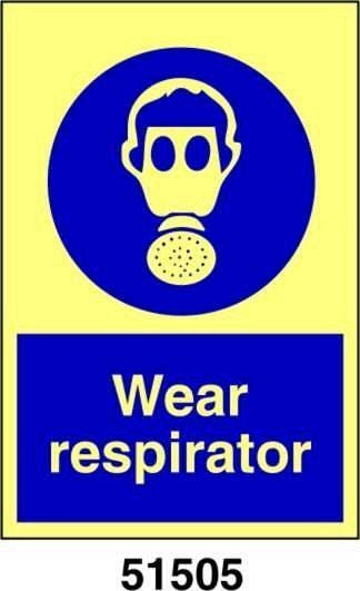 Wear respirator - A - PVL 150x200 mm